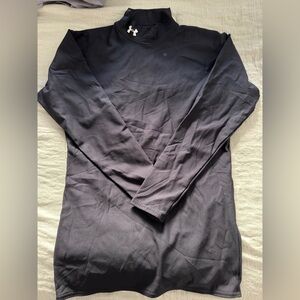 Under Armour Men's Long-Sleeve Mock Neck Shirt - Black